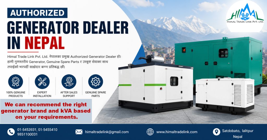Authorized kirloskar generator dealer in nepal